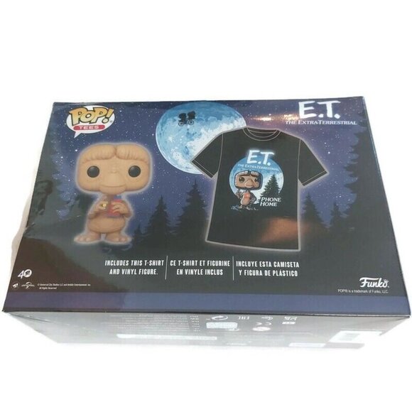 Funko POP! E.T. Extra Terrestrial With Reeses Unisex XL T-Shirt & Vinyl Figure - Picture 3 of 5